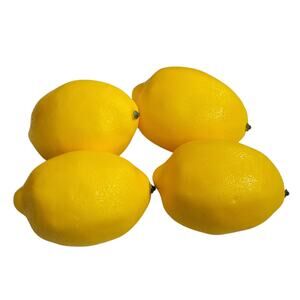 Vibrant Yellow Decorative Lemons